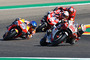 Spannende Fights: Nakagami (30) vor Alex Márquez, Dovizioso und Petrucci