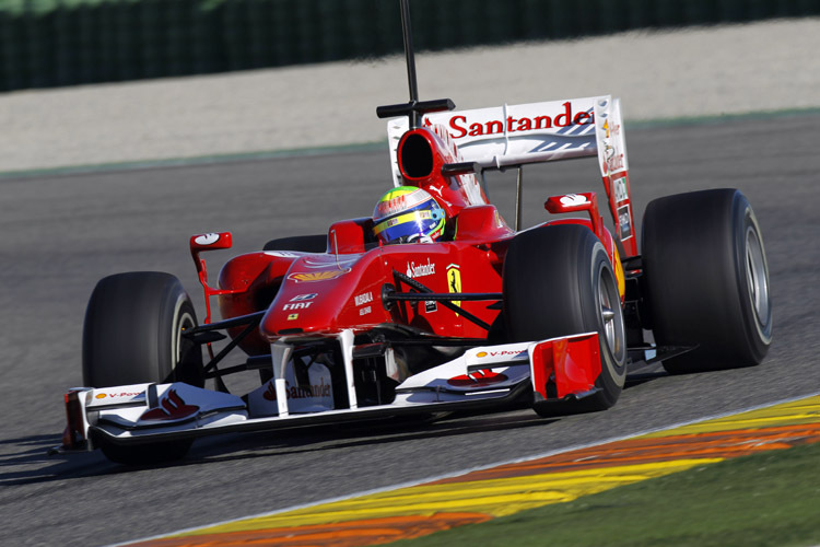 Felipe Massa im Ferrari F10