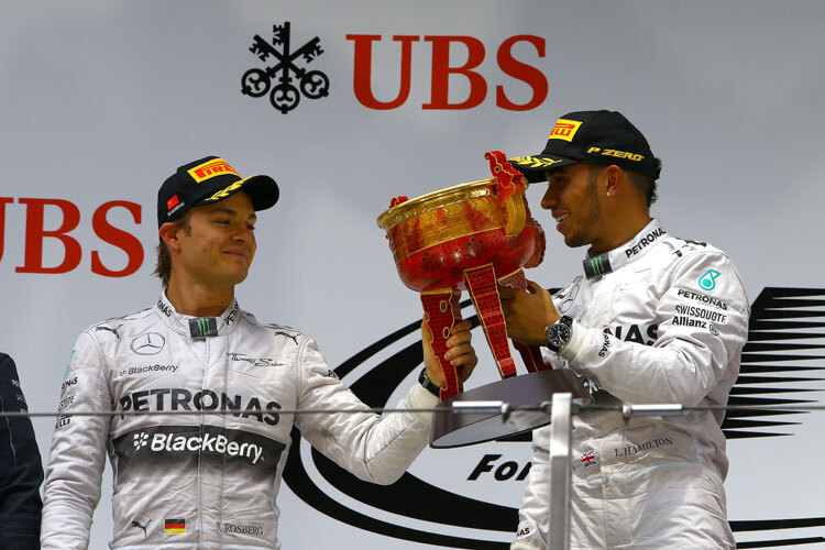 Nico Rosberg und Lewis hamilton wollen die Siege auch weiter unter sich ausmachen