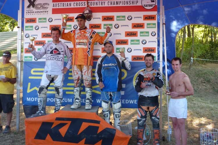 Das Podium der Pro Class in Nagycenk