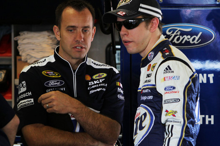 Paul Wolfe und Brad Keselowski