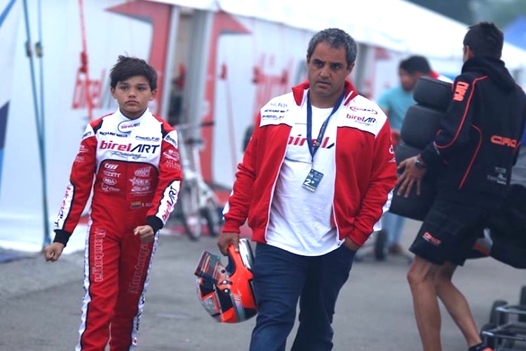 Sebatián und Juan Pablo Montoya