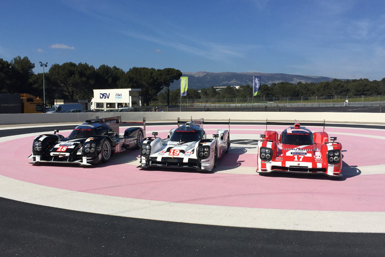 In Le Mans startet Porsche farbig, in der WEC weiss schwarz