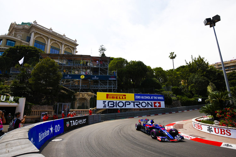 Daniil Kvyat war in beiden Sessions der schnellere der beiden Toro Rosso-Piloten
