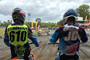 Kurz vor dem Start: Joonas Kylmäkorpi und Jason Crump