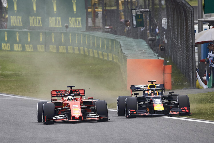 Sebastian Vettel gegen Max Verstappen