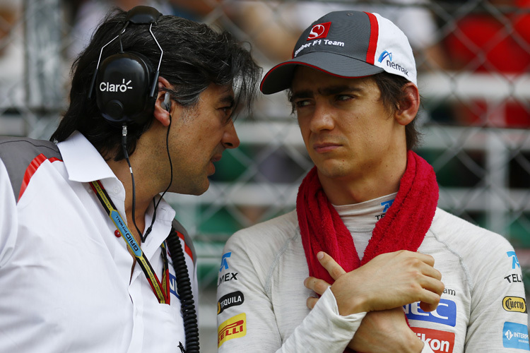 Sorgenfalten: Esteban Gutiérrez' Miene verriet schon vor dem Start zum Malaysia-GP nichts Gutes