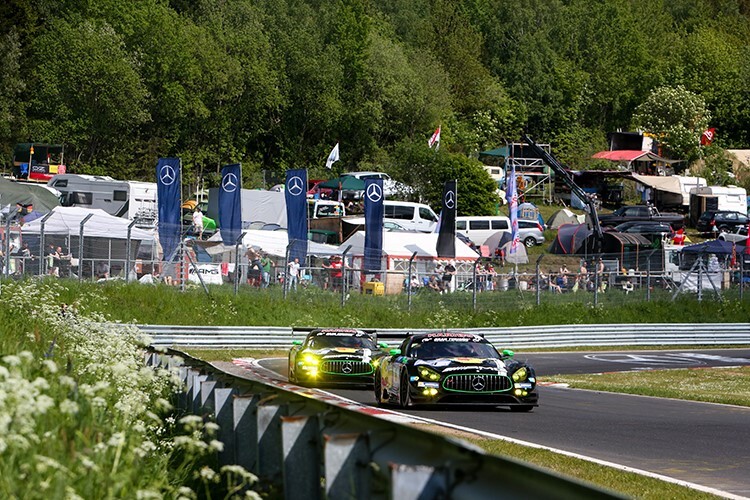 Beim sechsten VLN-Lauf ist das Haribo Racing Team-AMG wieder am Start.