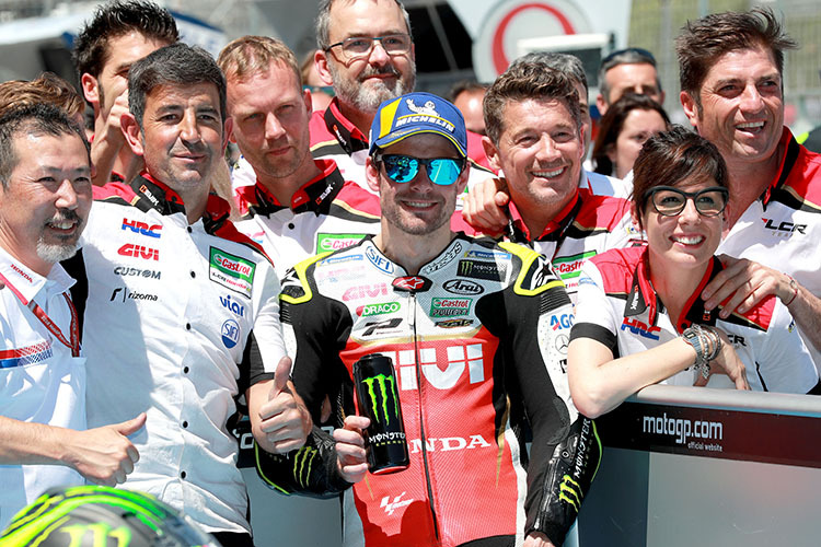 Cal Crutchlow und das LCR-Honda-Team