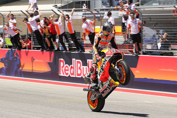 Marc Márquez ist in Austin bisher ungeschlagen