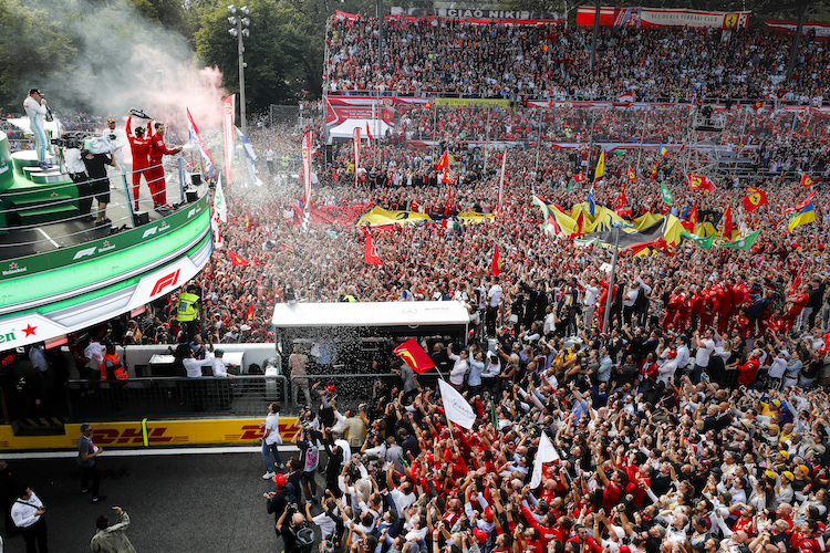 Charles Leclerc stürzte die Tifosi in einen Freudentaumel