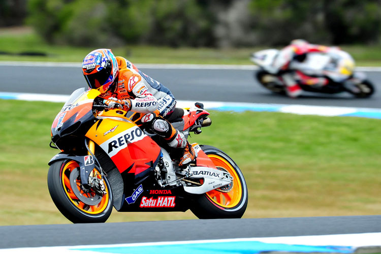 Casey Stoner dominiert sein Heimrennen