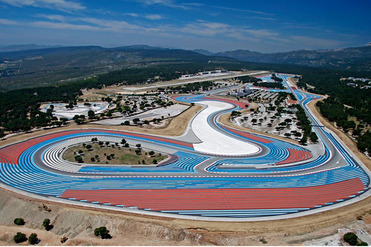 Der Circuit Paul Ricard in Le Castellet: Konzipiert für Autorennen