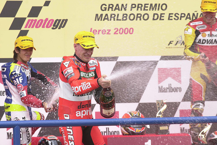 Ralf Waldmann gewann 2000 den 250er-Grand-Prix in Jerez