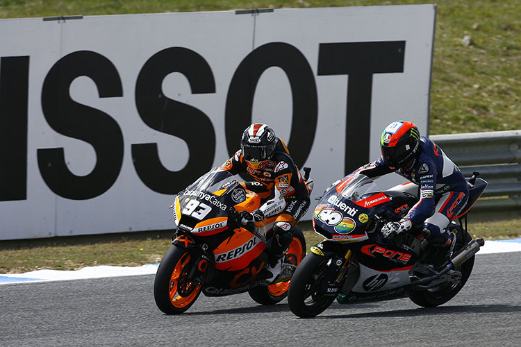 Marc Márquez und Pol Espargaró waren in der Moto2-Klasse Rivalen