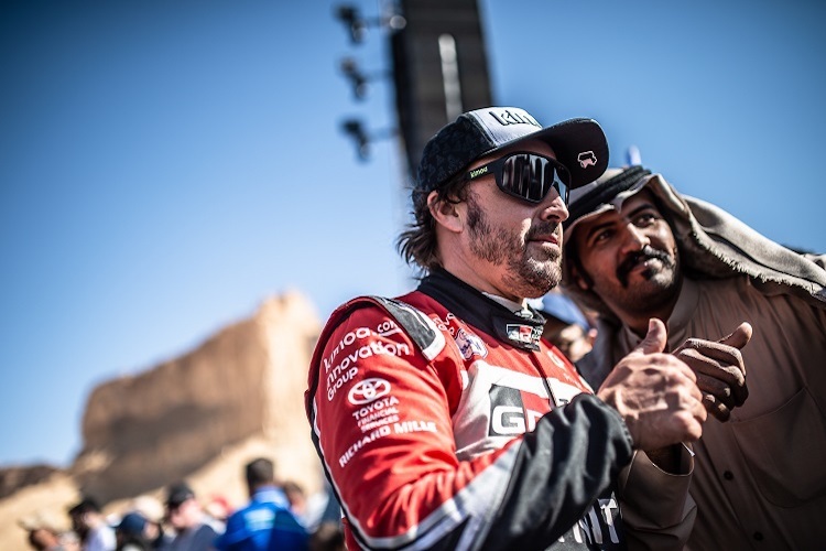 Fernando Alonso kam bei seiner ersten Rallye Dakar durch