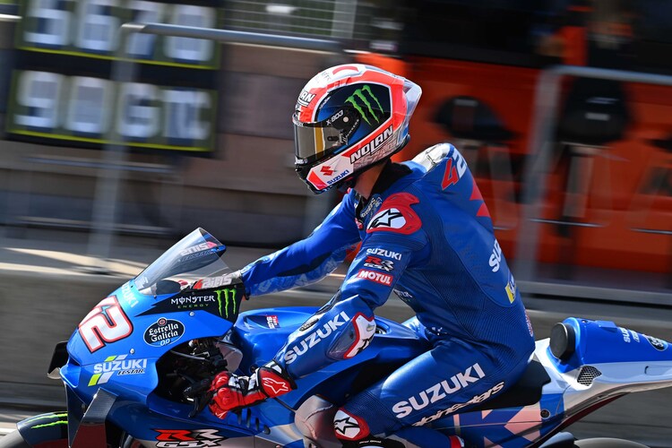Alex Rins schaffte den Sprung in Q2 und geht von P11 aus ins Rennen auf dem Sachsenring