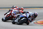 Ayrton Badovini vor Nico Terol auf einer Werks-Ducati