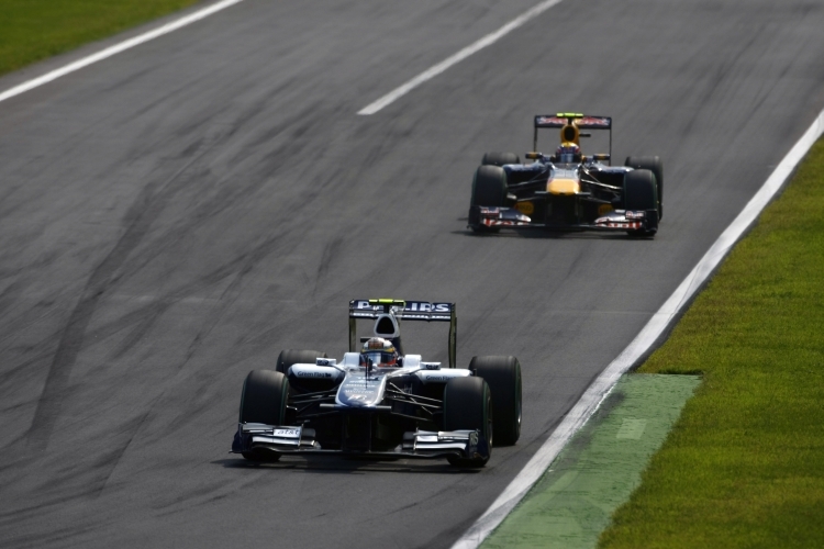 Hülkenberg hielt sich lange vor Webber