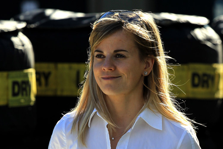 Deutscher Akzent? Williams-Entwicklungsfahrerin Susie Wolff nimmt's mit Humor