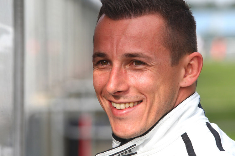 Christian Klien ist im Hangar-7 zu Besuch