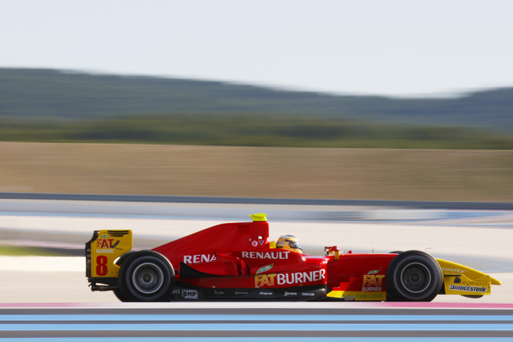 Christian Vietoris beim GP2-Test in Le Castellet