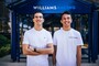 Nicholas Latifi und Alex Albon