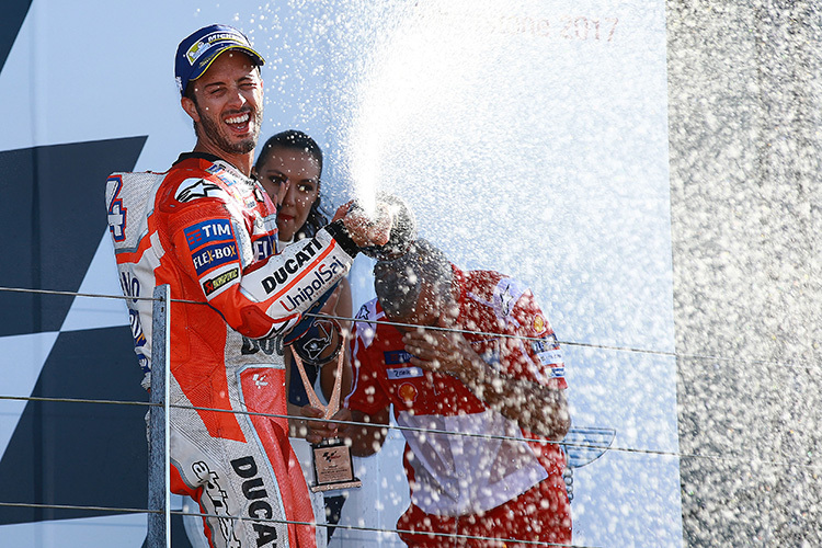 2017 siegte Andrea Dovizioso in Silverstone