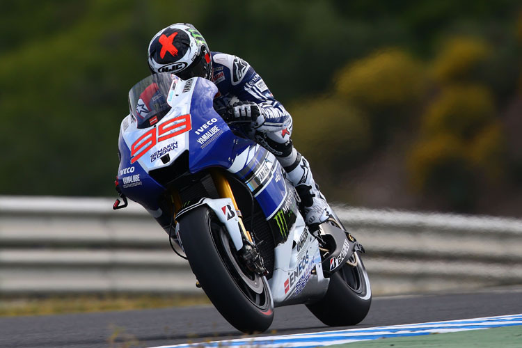 Jorge Lorenzo im ersten Training