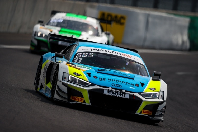 Audi R8 LMS der ADAC GT Masters-Tabellenführer Patric Niederhauser und Kelvin van der Linde