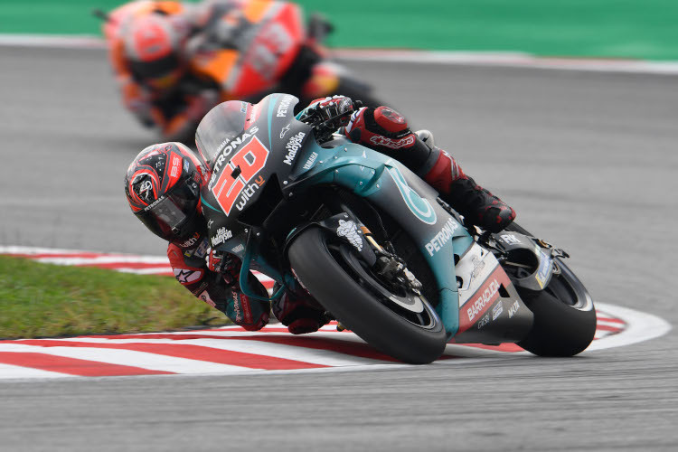 Marc Márquez blieb Fabio Quartararo auf den Fersen