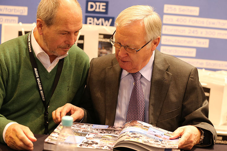 Autor Uwe Mahla mit Herbert Schnitzer