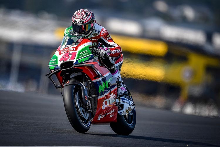 Aleix Espargaró auf der Aprilia in Le Mans