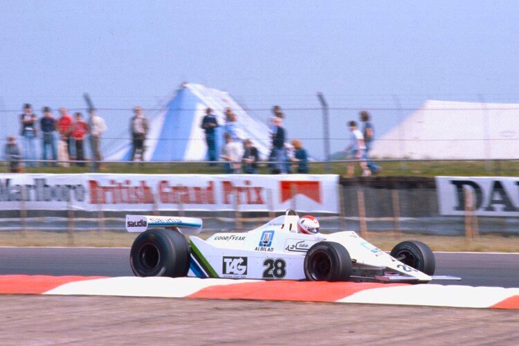 Erster GP-Sieger mit Williams: Clay Regazzoni 1979 in Silverstone