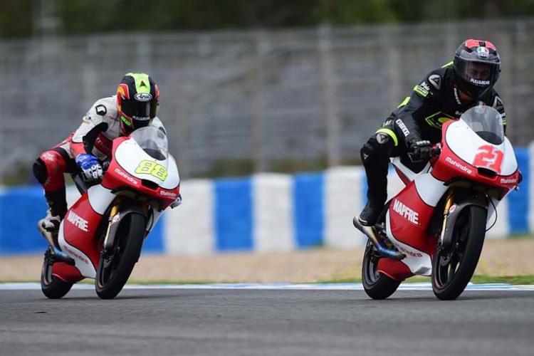 Jerez-Test im November: Die Mahindra-Neulinge Bagnaia vor Guevara