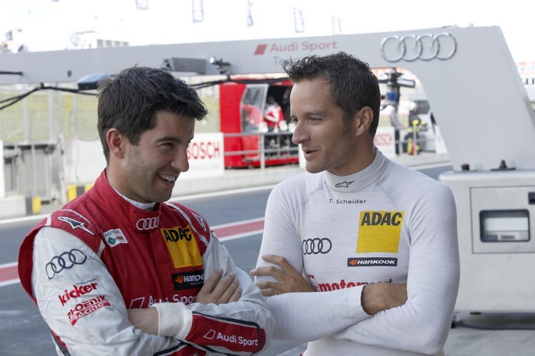 Mike Rockenfeller und Timo Scheider