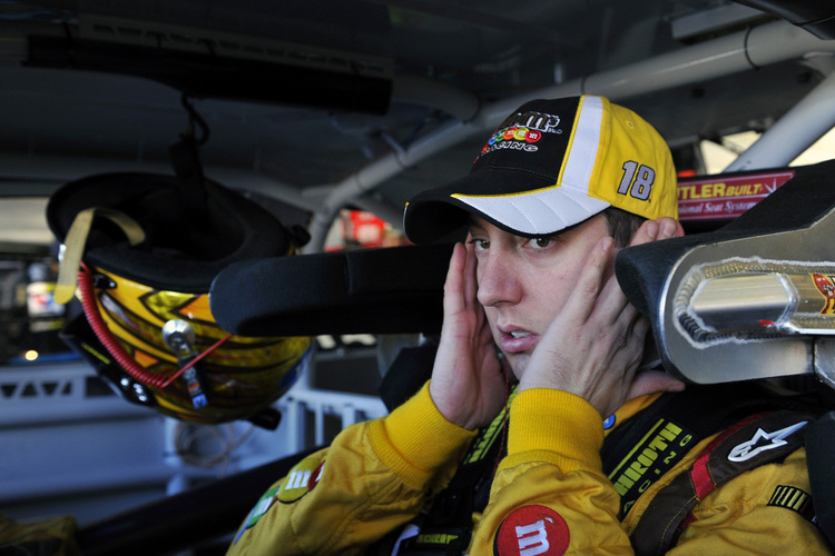Kyle Busch hat sich zuweilen nicht ganz im Griff
