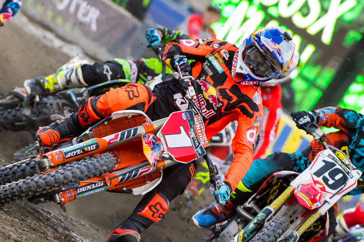 Ryan Dungey gewann auch in Boston den 'holeshot'