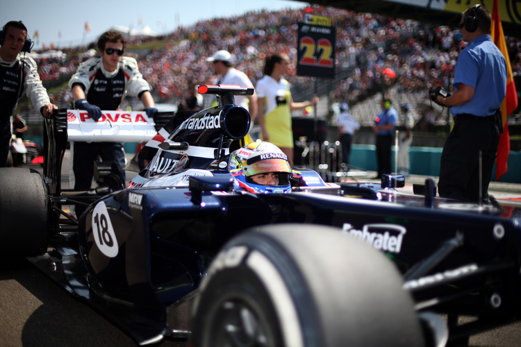 Maldonado musste in Monza von hinten starten