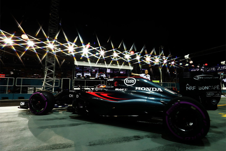 Fernando Alonso in Singapur