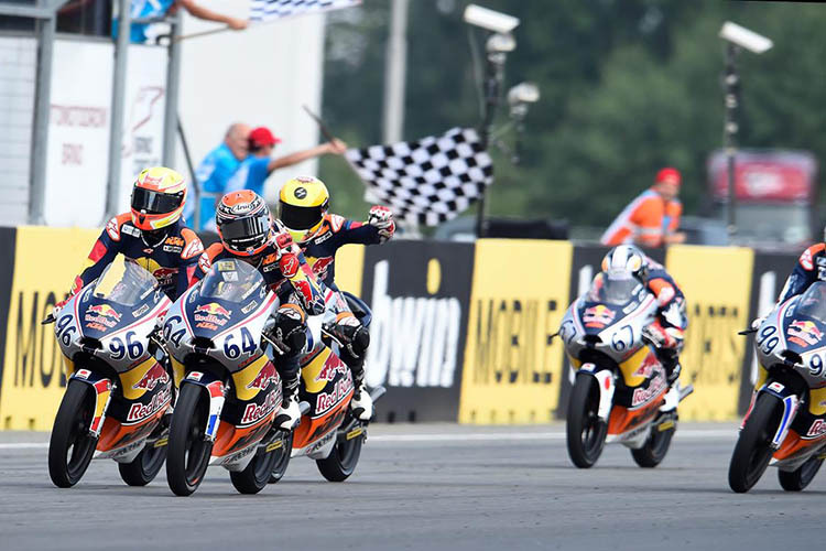 Bo Bendsneyder schnappte sich in der letzten Kurve den Sieg