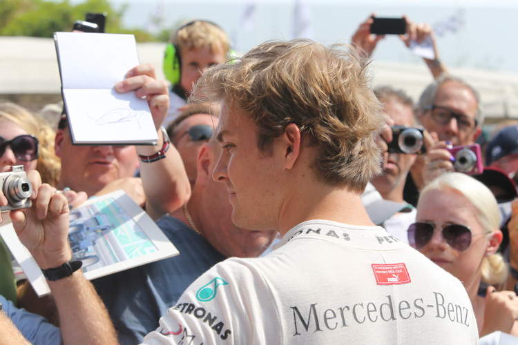 Nico Rosberg freut sich auf die österreichischen Fans