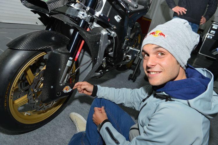 Sandro Cortese mit seiner neuen Moto2-Kalex