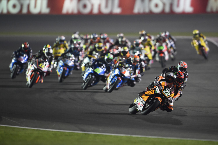 Katar: Sam Lowes führte das Moto2-Rennen nur kurz an