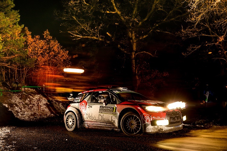 Tagessieger Kris Meeke im Citroën DS3 WRC