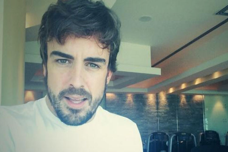 Fernando Alonso: Training im Fitnessraum