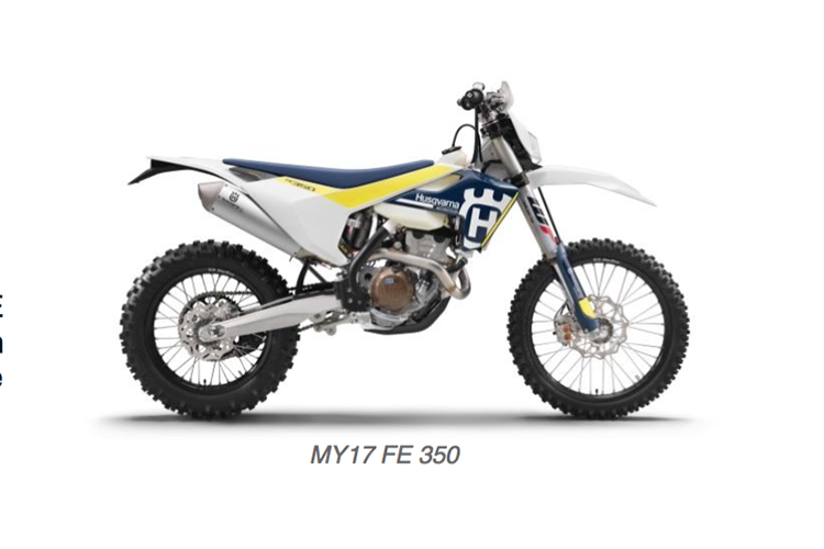 Husqvarna ruft zahlreiche Offroad-Modelle zurück