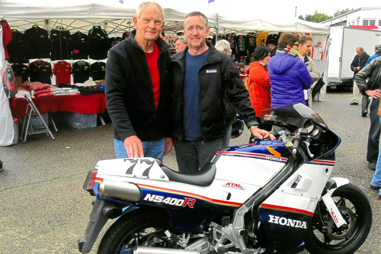 Edmund Czihak (links) und Freddie Spencer