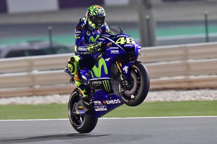 Valentino Rossi nach dem FP1 in Losail