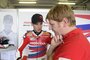 Chris Pike (re) arbeitete bei Ten Kate Honda drei Jahre lang mit Jonathan Rea (li)